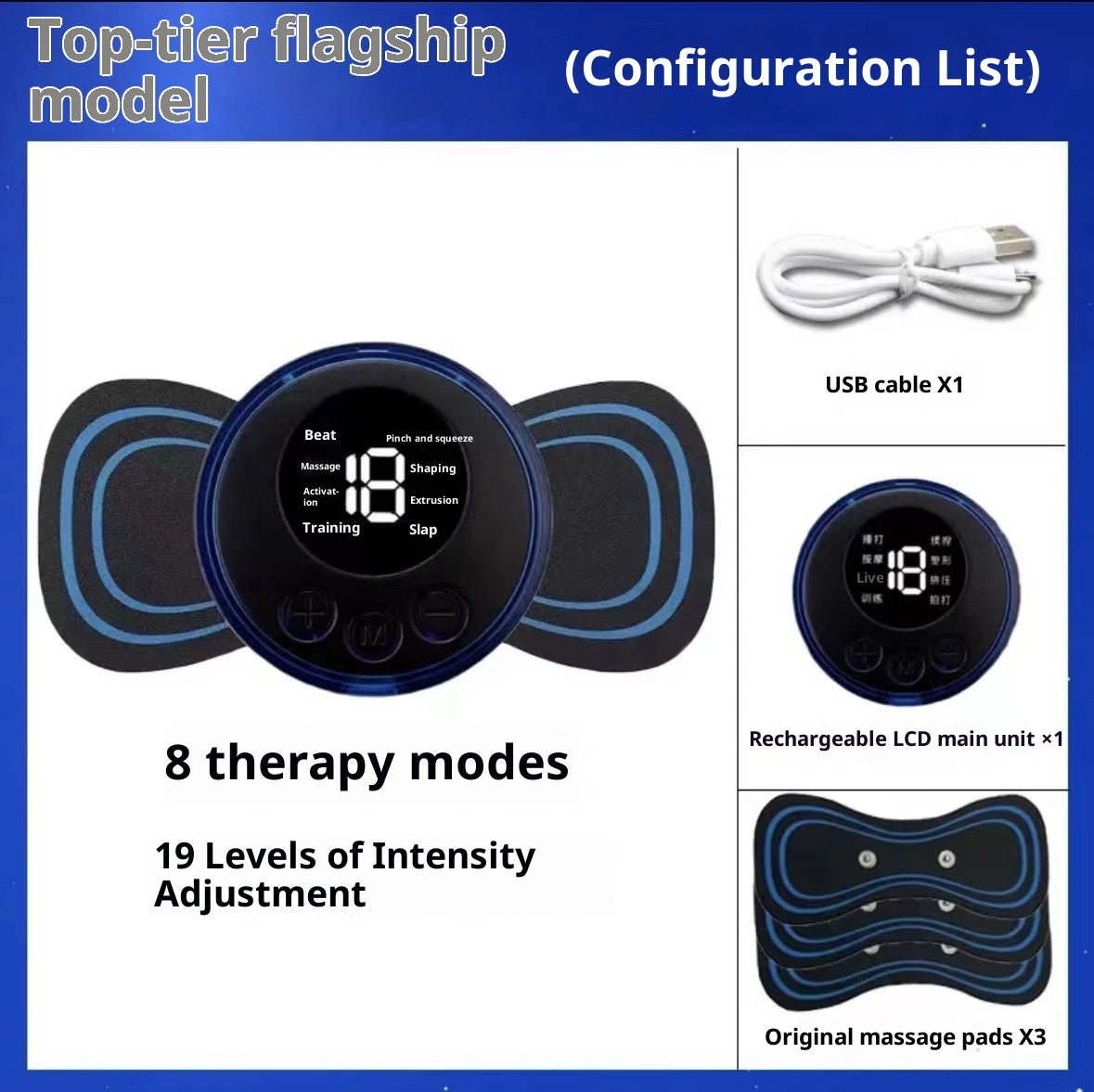 Cervical Massager Intelligent Pulse Multifunctional Shoulder Neck Waist Back Full Body Massager