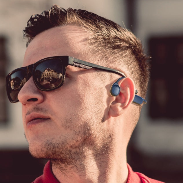 Bone Conduction Bluetooth™ Slušalice – Sportski Model, Vodootporne, Memorijski Titanijumski Luk
